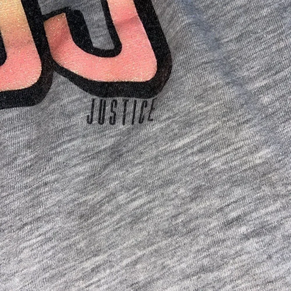 Girls justice graphic tee